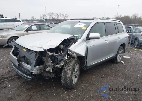 2012 Toyota Highlander Limited V6 z USA, uszkodzony, nr VIN 5TDDK3EH2CS096498